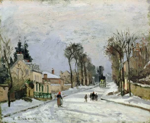 De Versaillesweg bij Louveciennes, 1869
